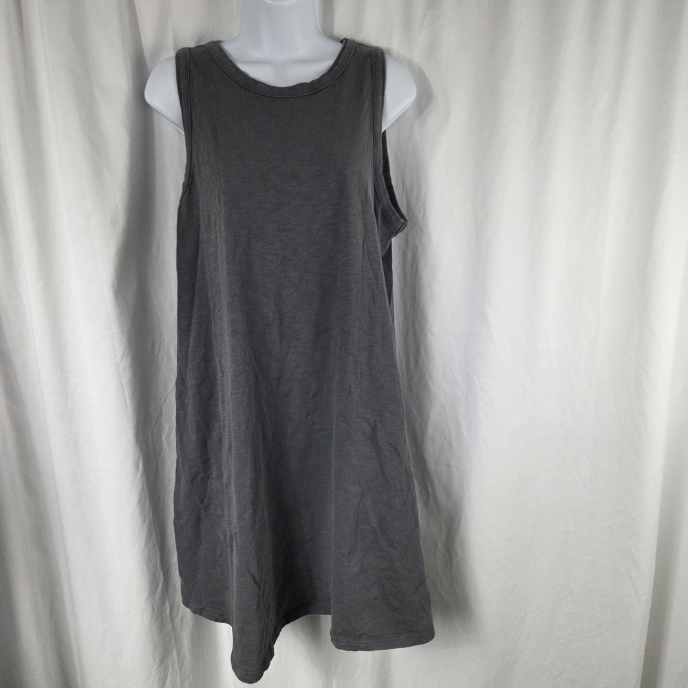 Universal Thread Dress Womens Large Gray Sleeveless Tank Swing Knit Casual